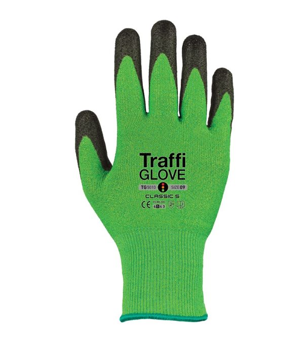 Cut 5 Traffi Glove - Green 10