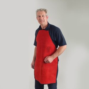 Tusker Leather Apron - Red