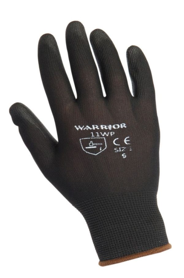 Warrior Black PU Glove
